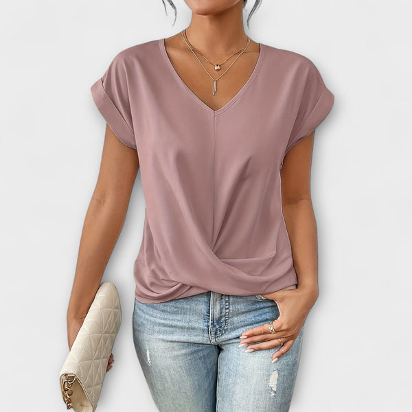 Carlinda | Elegantní top s výstřihem do V