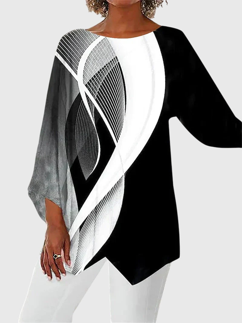 Alayah™ | Elegantní top s kulatým výstřihem