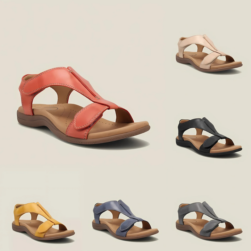 Rinah | Ortopedické kožené sandály