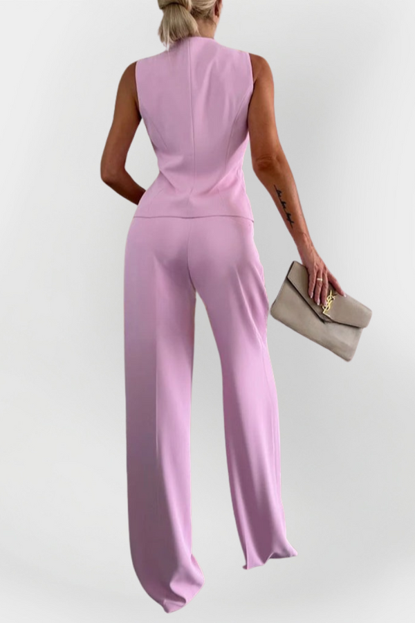 Elegantní souprava kalhot s tílkem