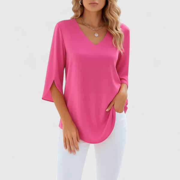 Violetta™ | Elegantní halenka s výstřihem do V