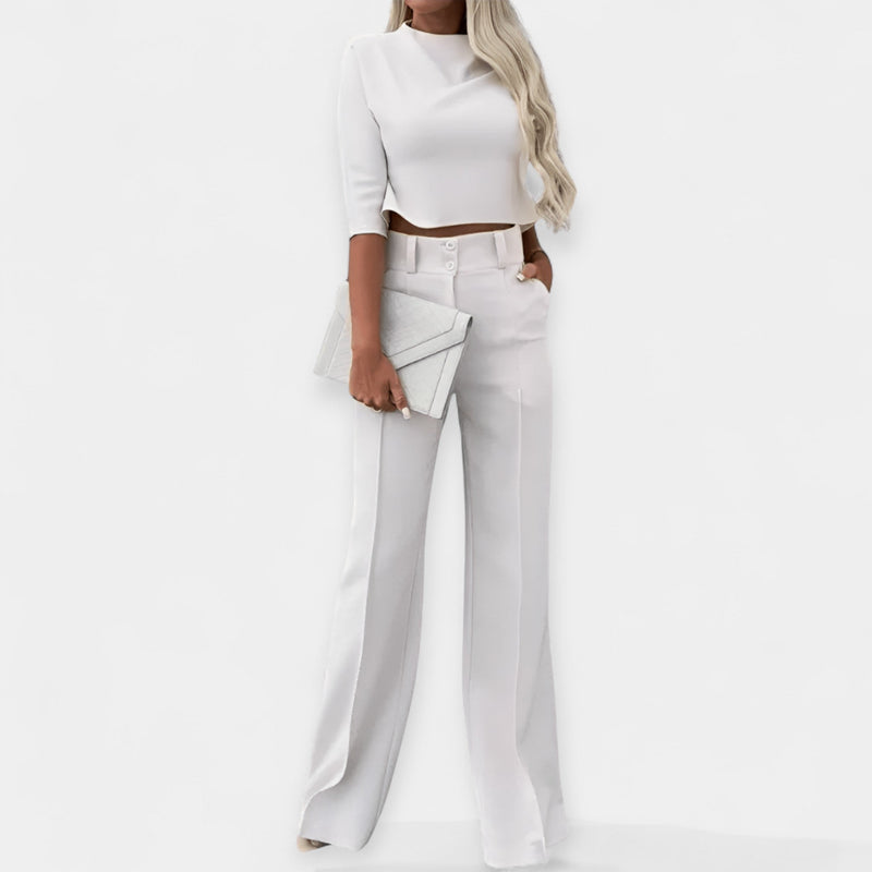 Crop top a kalhotový set