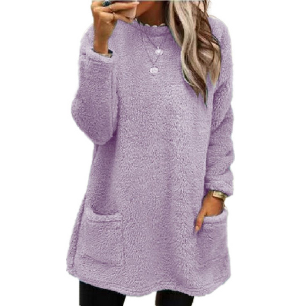 Lucy - Fleece mikina dlouhý svetr