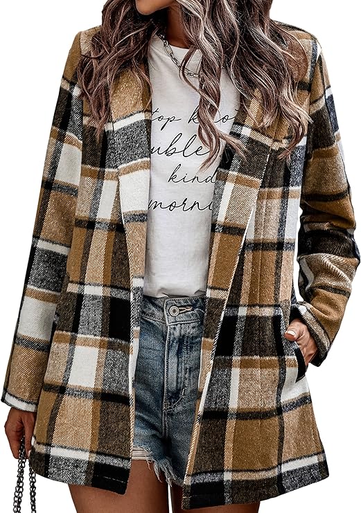 Avery™ - Vintage kostkované sako