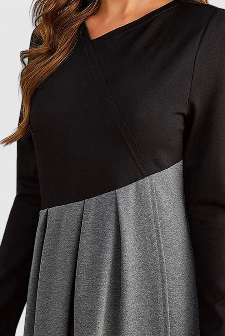 Janet | Elegantní maxi šaty s dlouhým rukávem