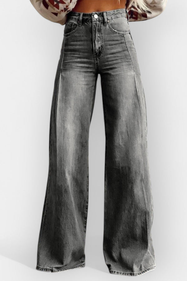 Kalhoty se širokými nohavicemi a rozšířeným střihem