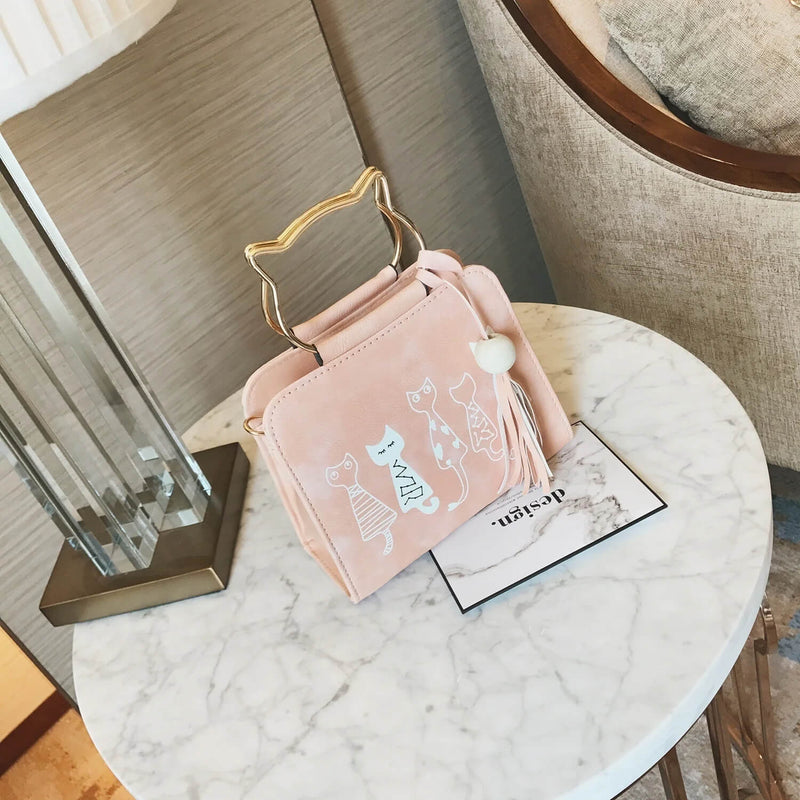 Layla™ - Stylová roztomilá kabelka s kočičím motivem