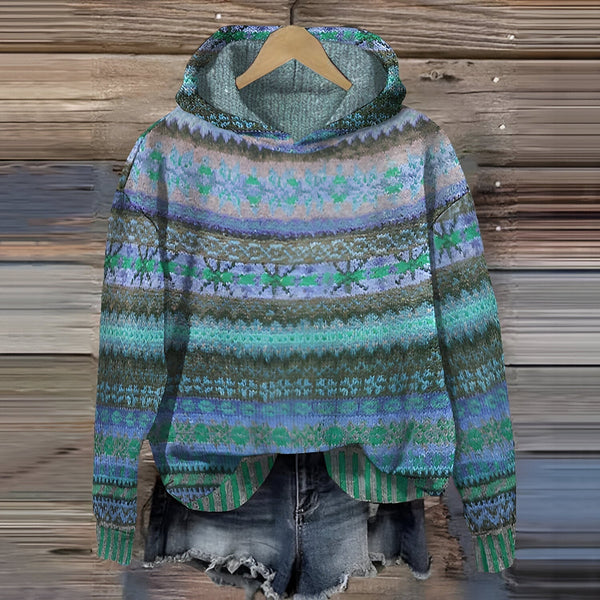 Nelly™ - Pohodlná vintage mikina s kapucí