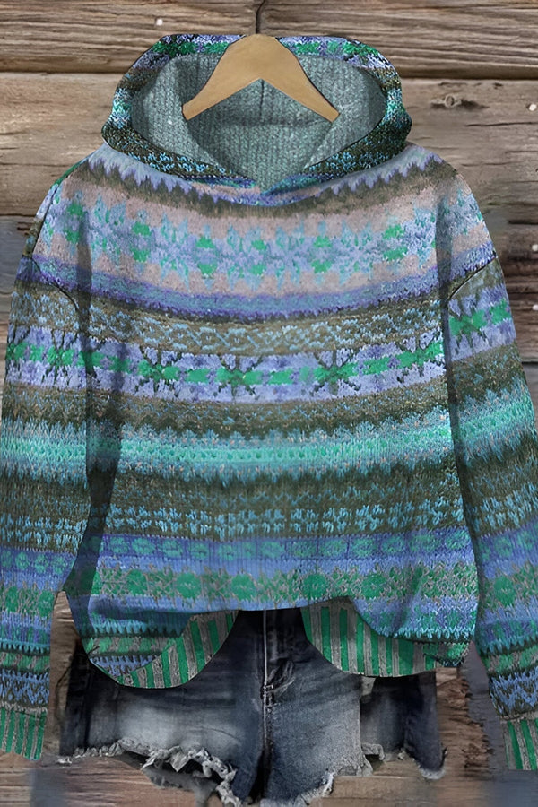 Nelly™ - Pohodlná vintage mikina s kapucí