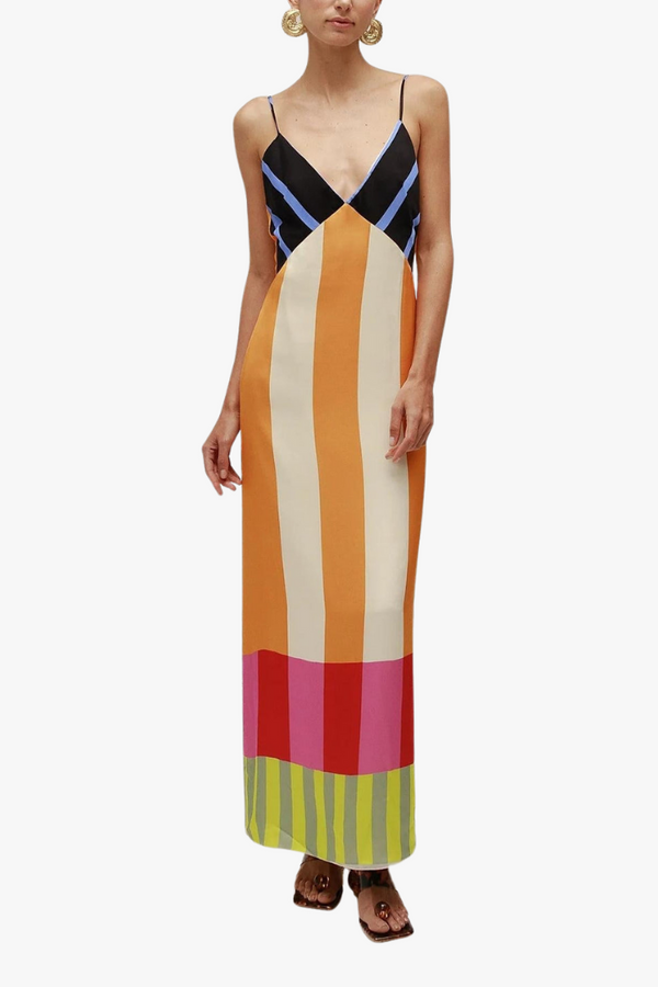 Wyleen | Květinové dlouhé šaty s zavinovacím střihem pro slunečné dny