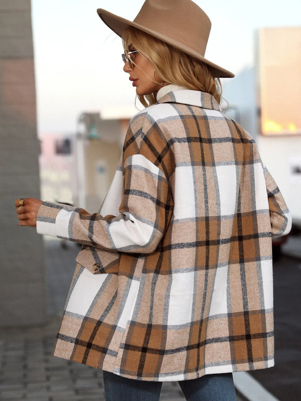 Kelly | Stylové kostkované sako