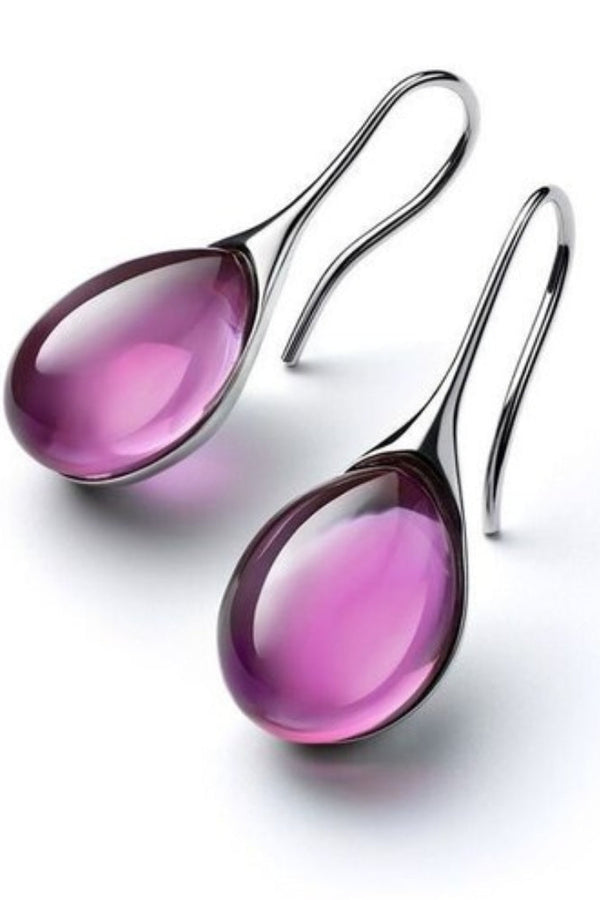 Očarující náušnice s krystalovými kapkami