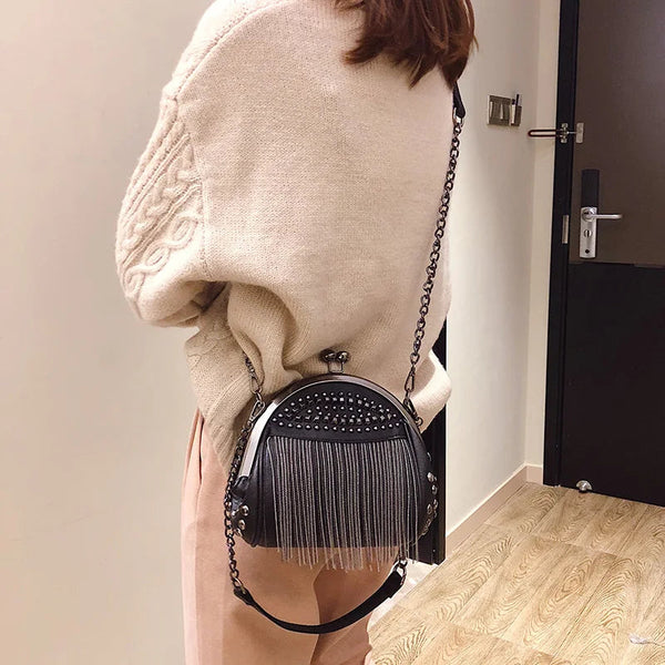 Kabelka Lina™ s uzávěrem Kiss-Lock | Retro elegantní nezbytnost
