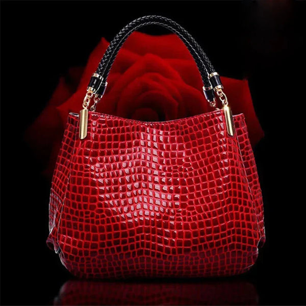 Isabella™ Trvalá elegance | Stylová kabelka s krokodýlím vzorem
