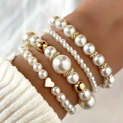 Sada náramků Elegance Pearl