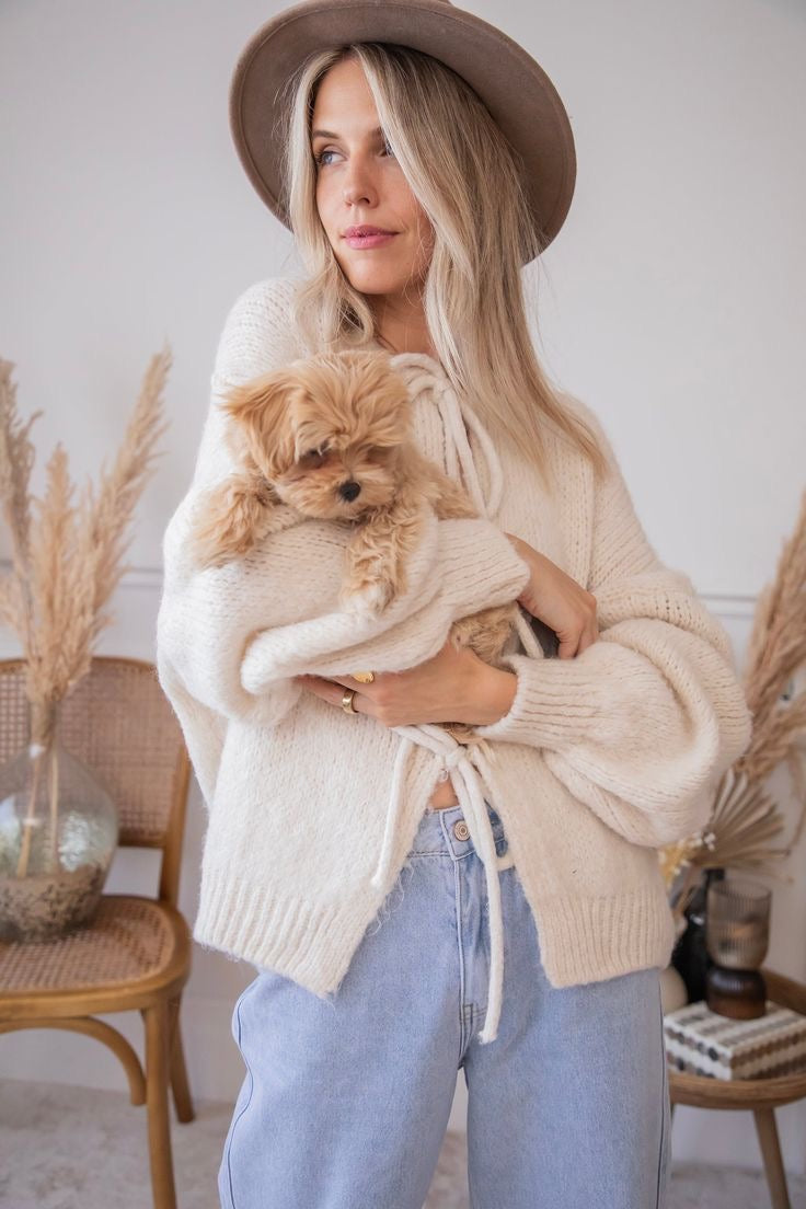 Adelie | Pletený svetr cardigan