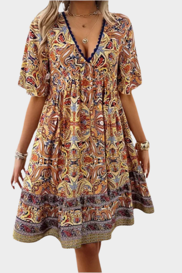 Mini šaty Paisley