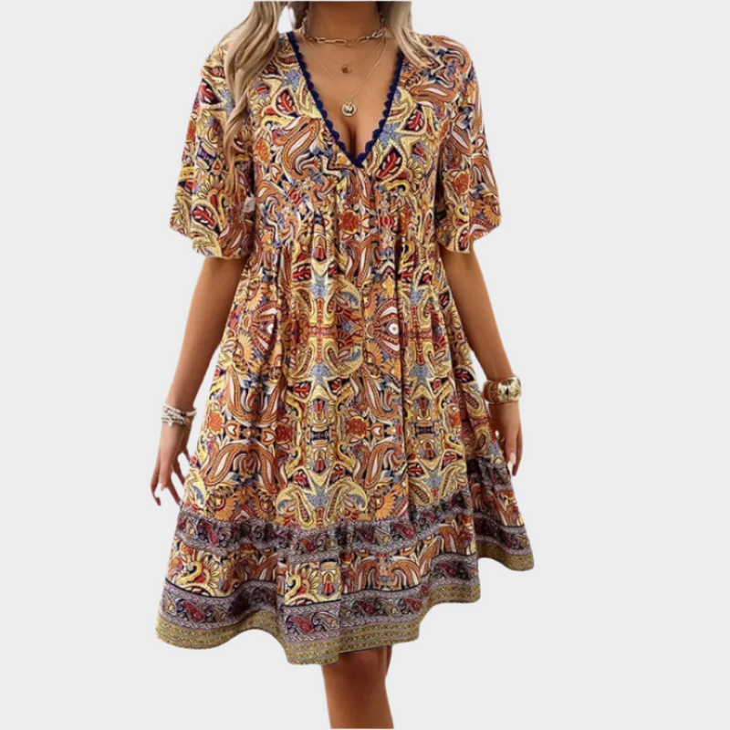 Mini šaty Paisley
