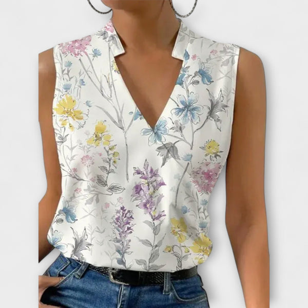 Loretta | Elegantní top s výstřihem do V