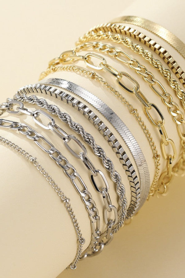 Sada náramků Ellis Renner | Zlato