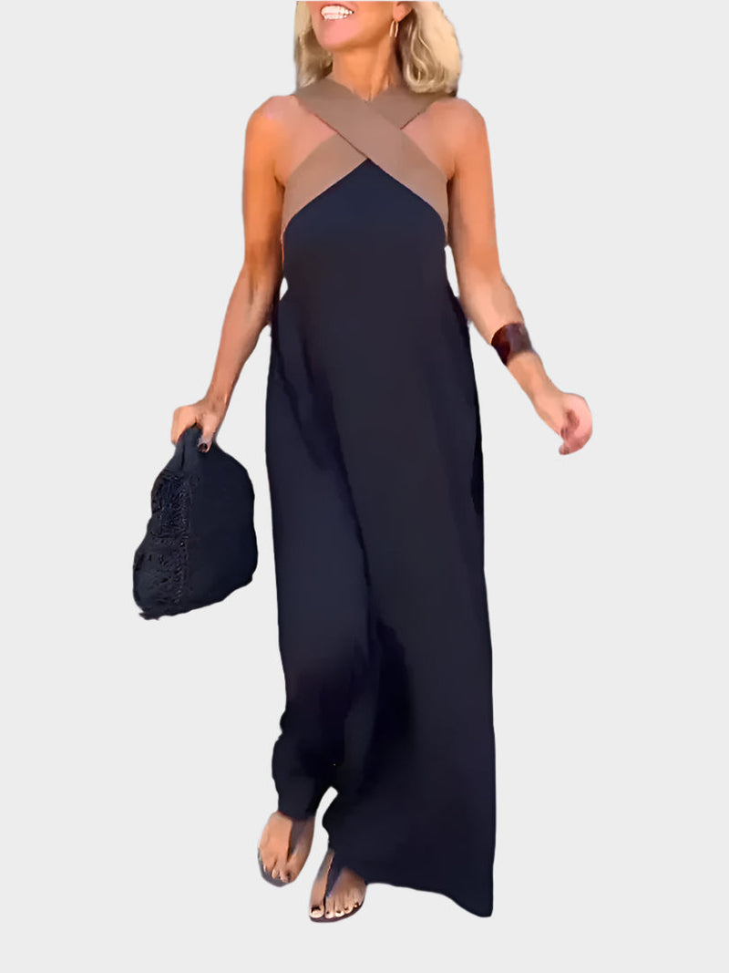 Elegantní šaty s otevřeným výstřihem