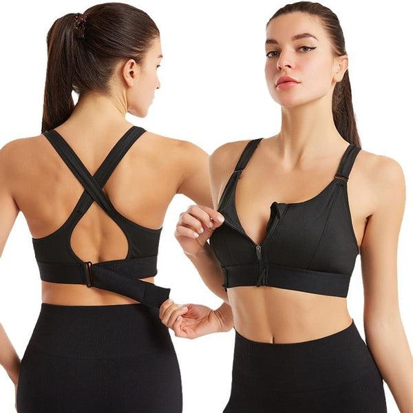 Laryssa | Zip Fit sportovní podprsenka proti pocení