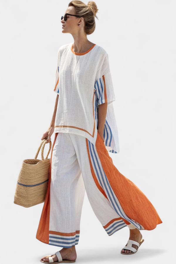 Anzaleira | Elegantní pruhovaná sada