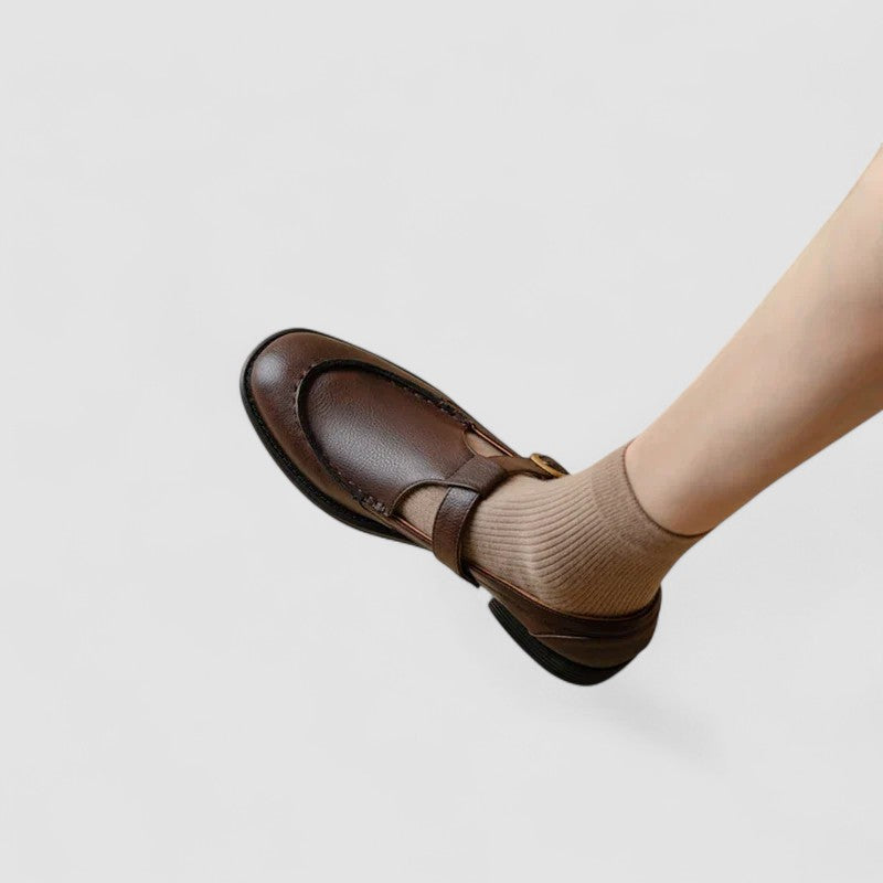 Avery™ – Ortopedické Mary Jane boty se čtvercovou špičkou