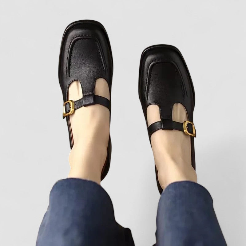 Elizabeth™ – Ortopedické Mary Jane boty s T-páskem