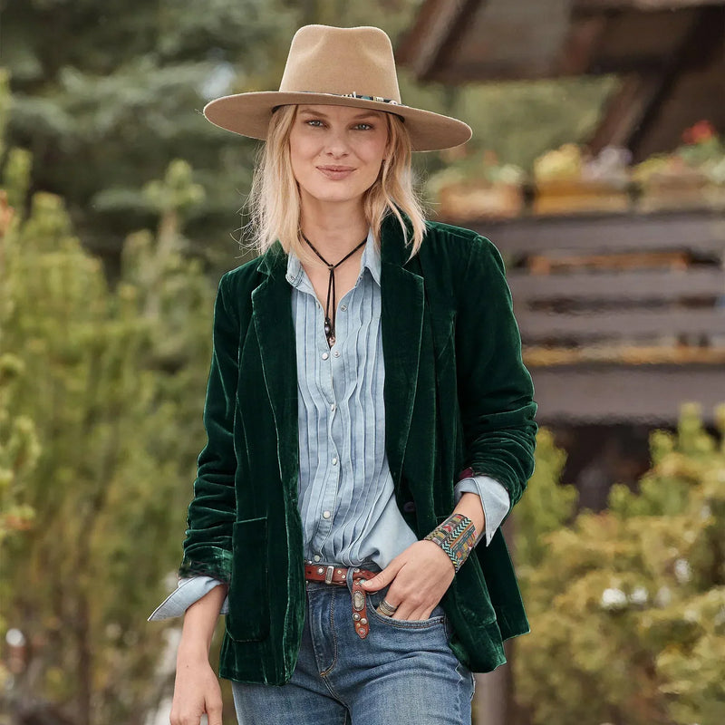 Peyton™ - Stylové sametové sako