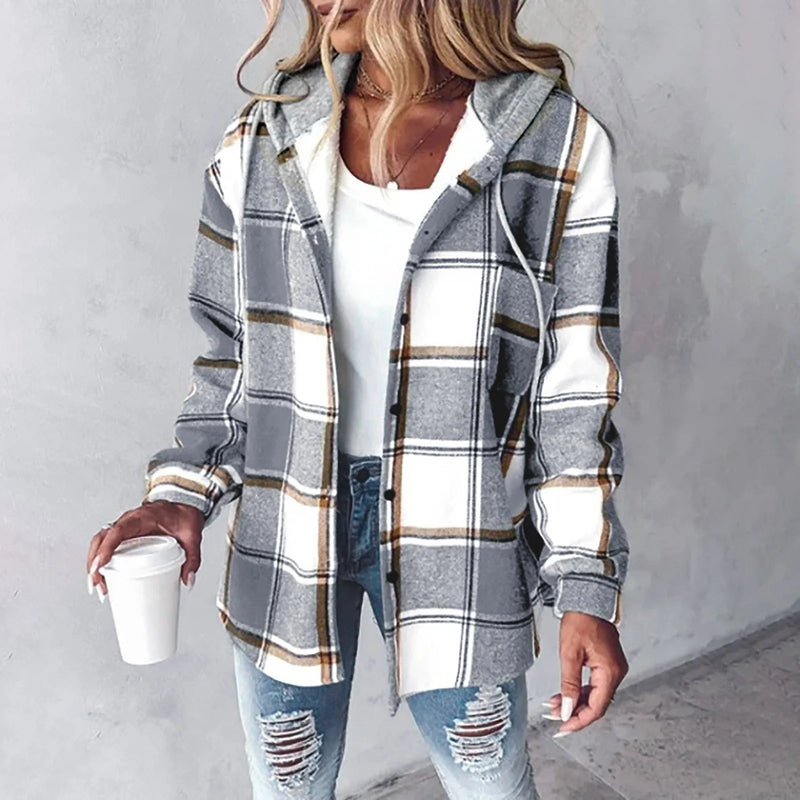 Martina™ | Dámská bunda s knoflíkovou légou z síťoviny