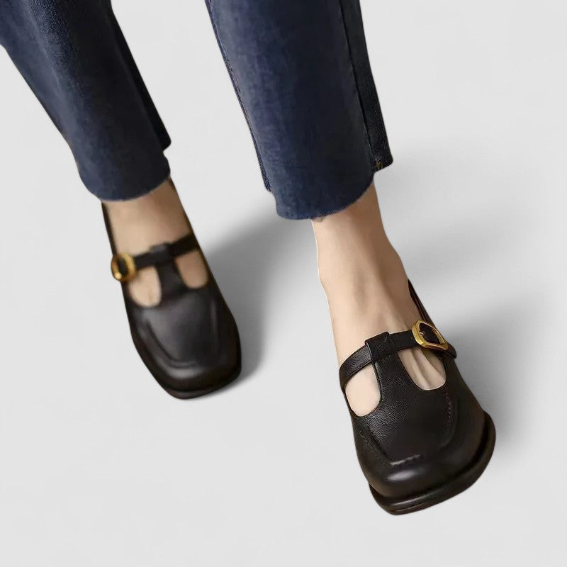 Elizabeth™ – Ortopedické Mary Jane boty s T-páskem