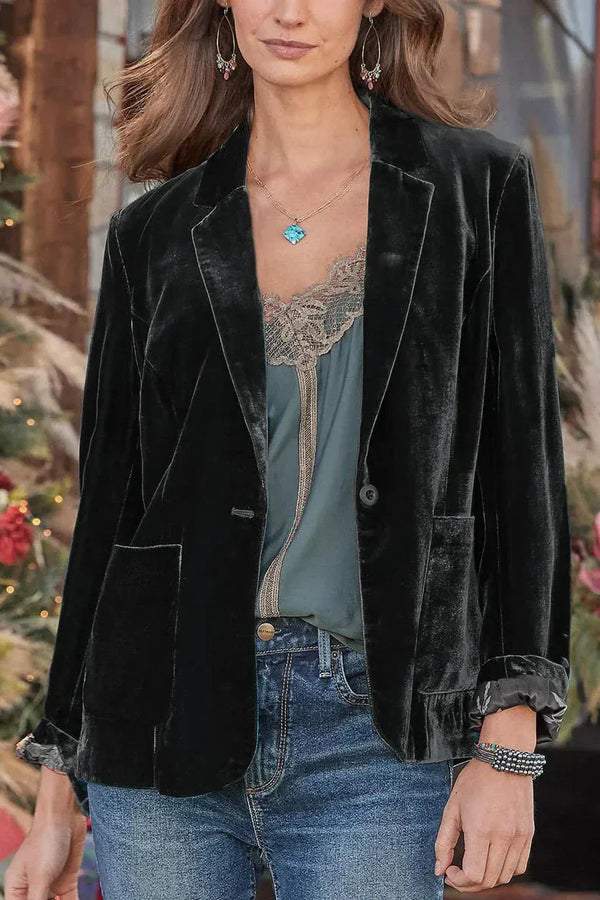 Peyton™ - Stylové sametové sako