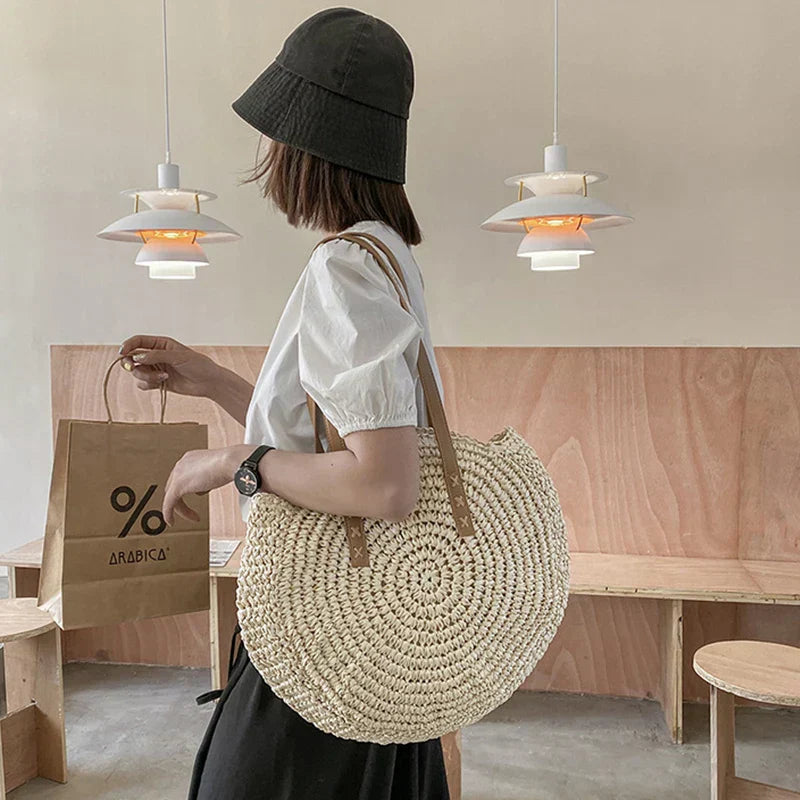 Hannah™ - Multifunkční slaměná kabelka