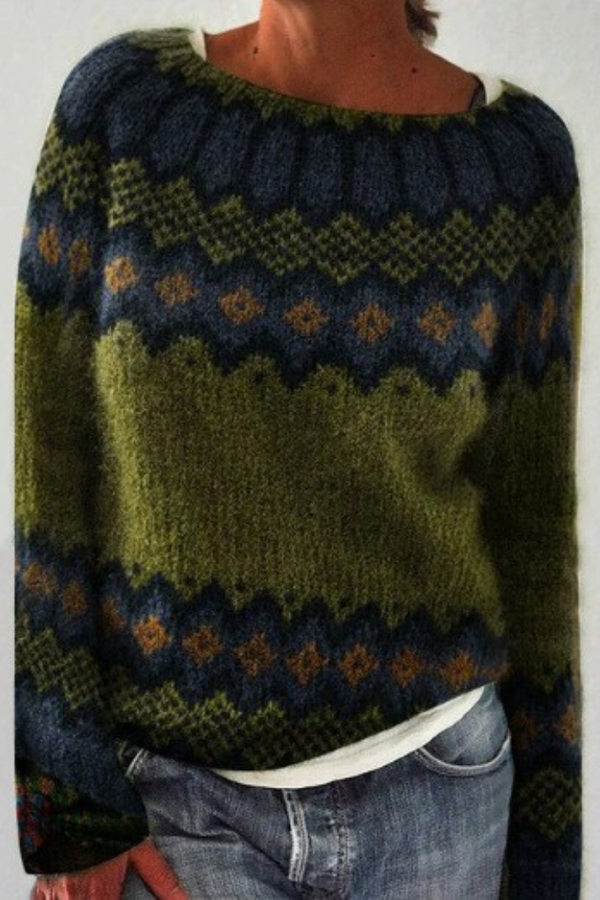 Anita™ - Pohodlný retro svetr