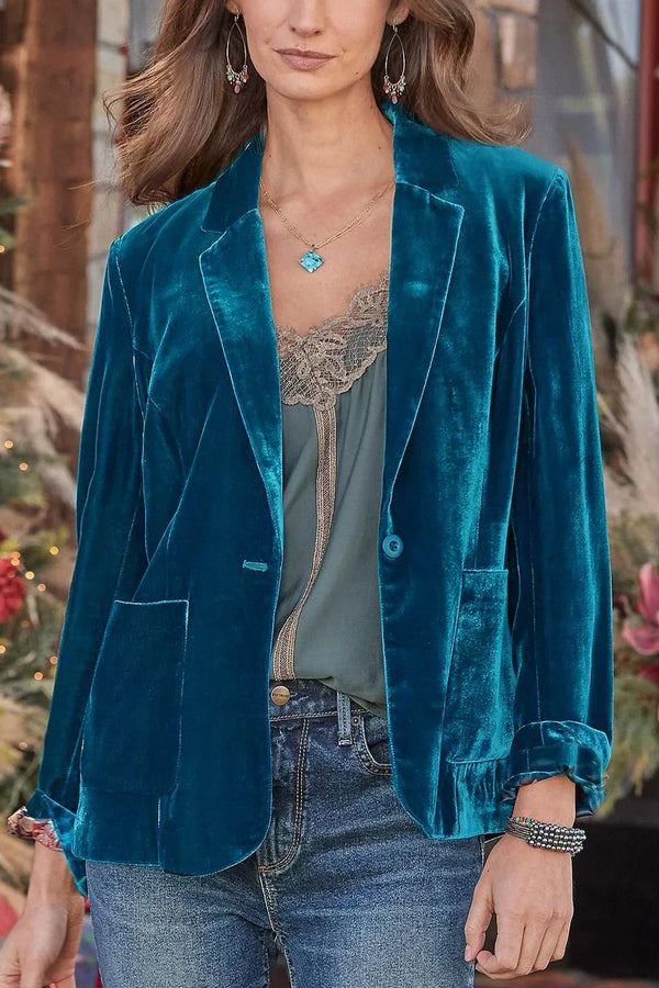 Peyton™ - Stylové sametové sako