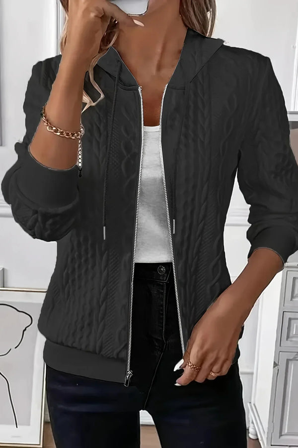 Lena™ - Mikina s kapucí a zipem