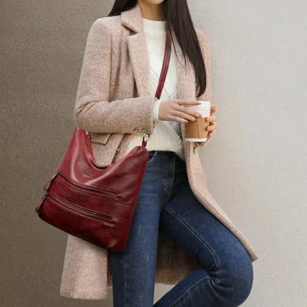 Ellie™ Dvojitý přívěsek | Kabelka přes rameno s více kapsami