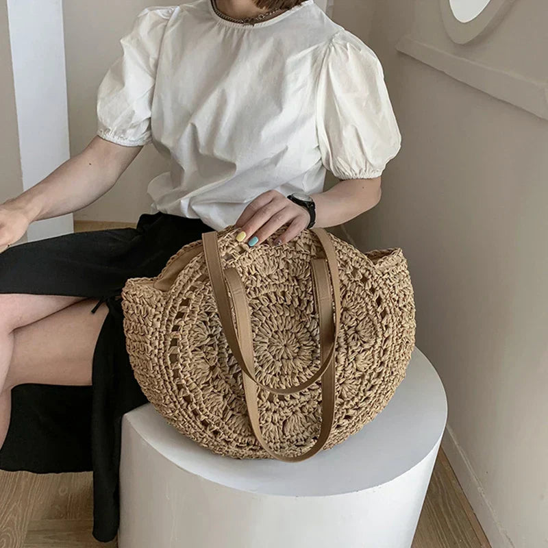 Hannah™ - Multifunkční slaměná kabelka