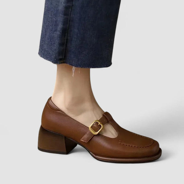 Elizabeth™ – Ortopedické Mary Jane boty s T-páskem