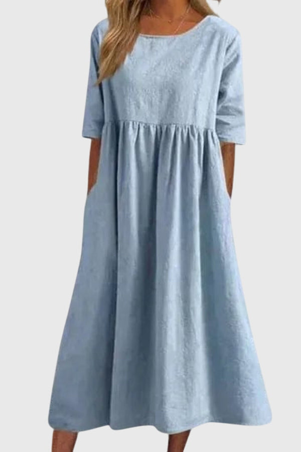 Haisley™ | Elegantní šaty s krátkým rukávem