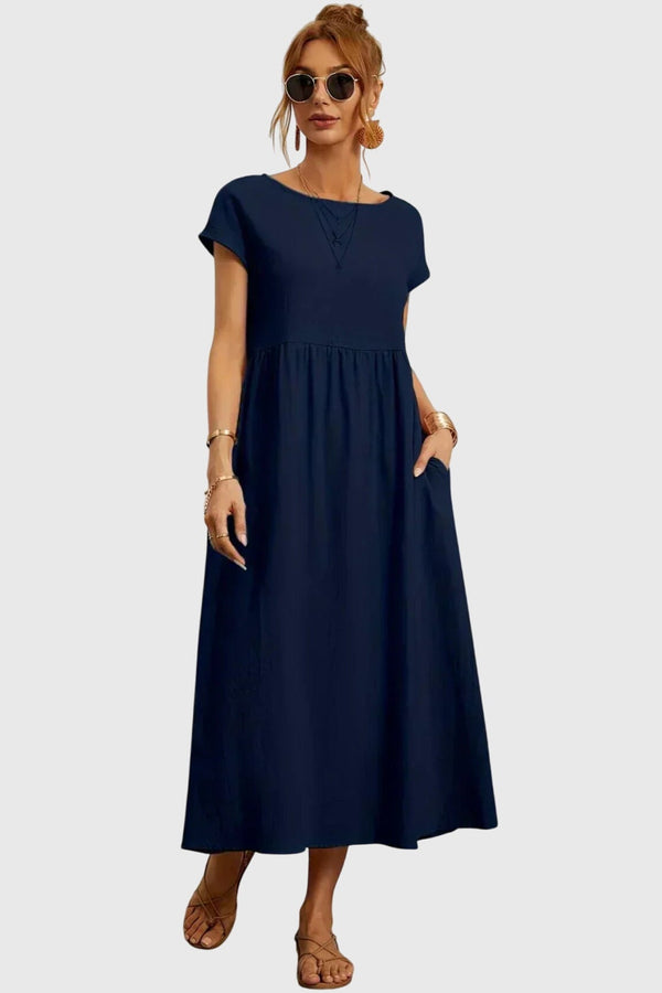 Giselle™ - Ležérní šaty s kapsami