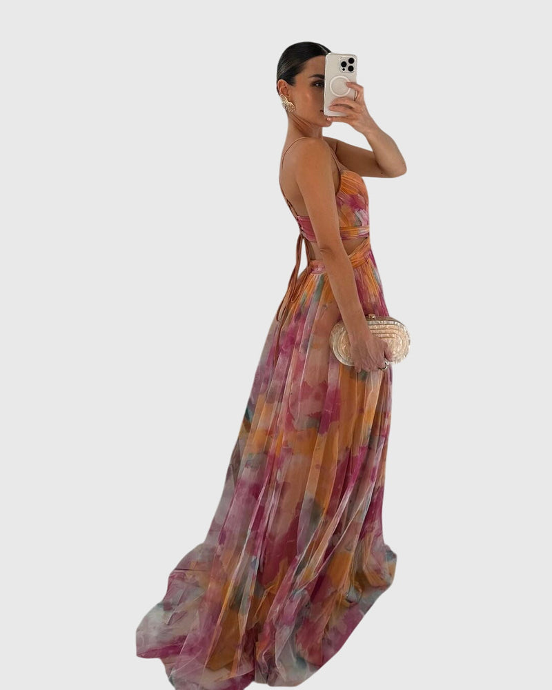 Giselle™ | Květinové maxi šaty