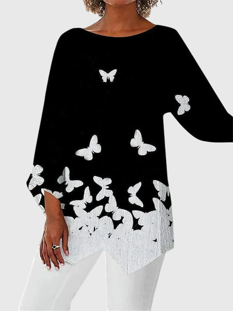 Alayah™ | Elegantní top s kulatým výstřihem