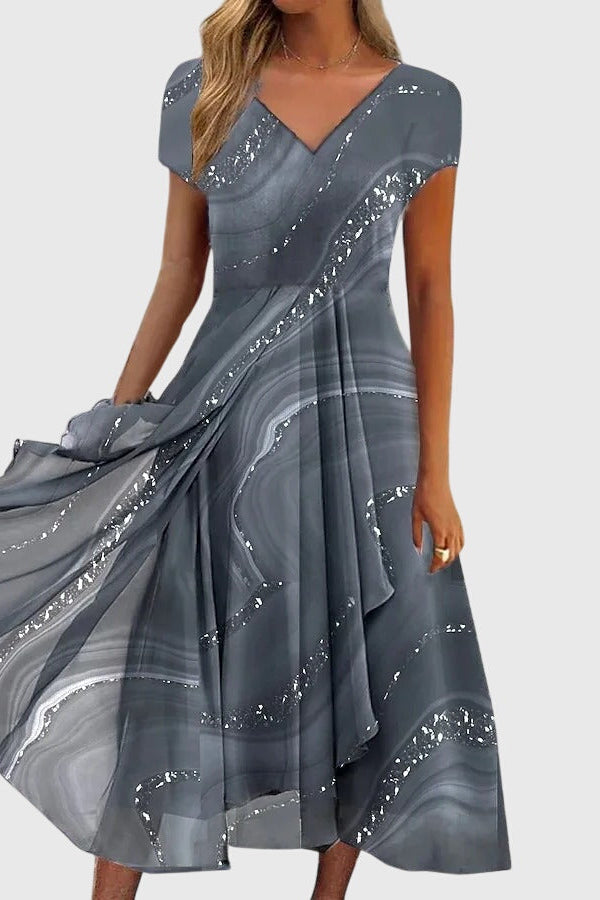 Aubrielle™ | Plynulé midi šaty