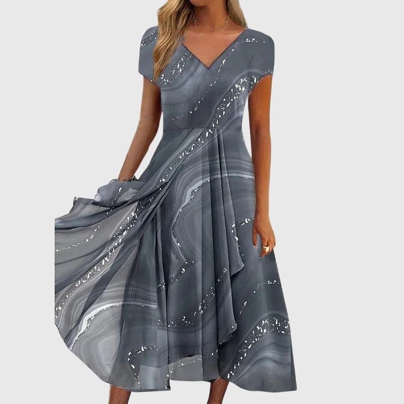 Aubrielle™ | Plynulé midi šaty