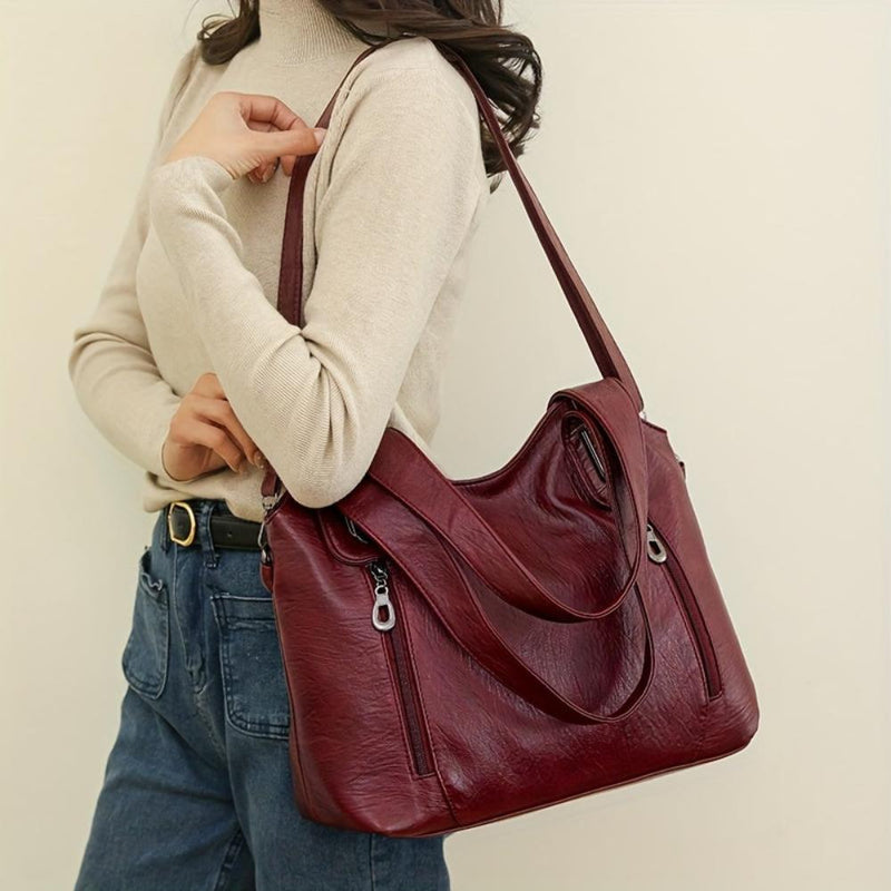 Lily™ Luxe Statement I Retro Tote Ramenní Taška