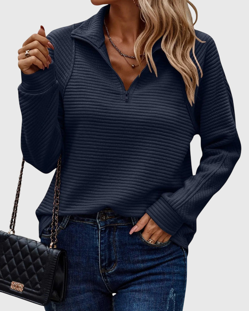 Abigail™ | Elegantní svetr se zipem