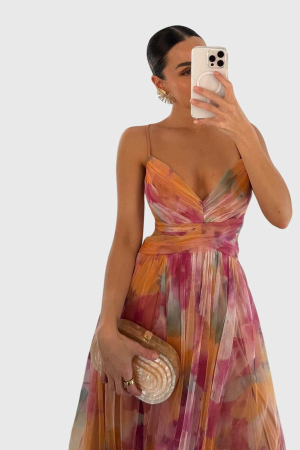 Giselle™ | Květinové maxi šaty