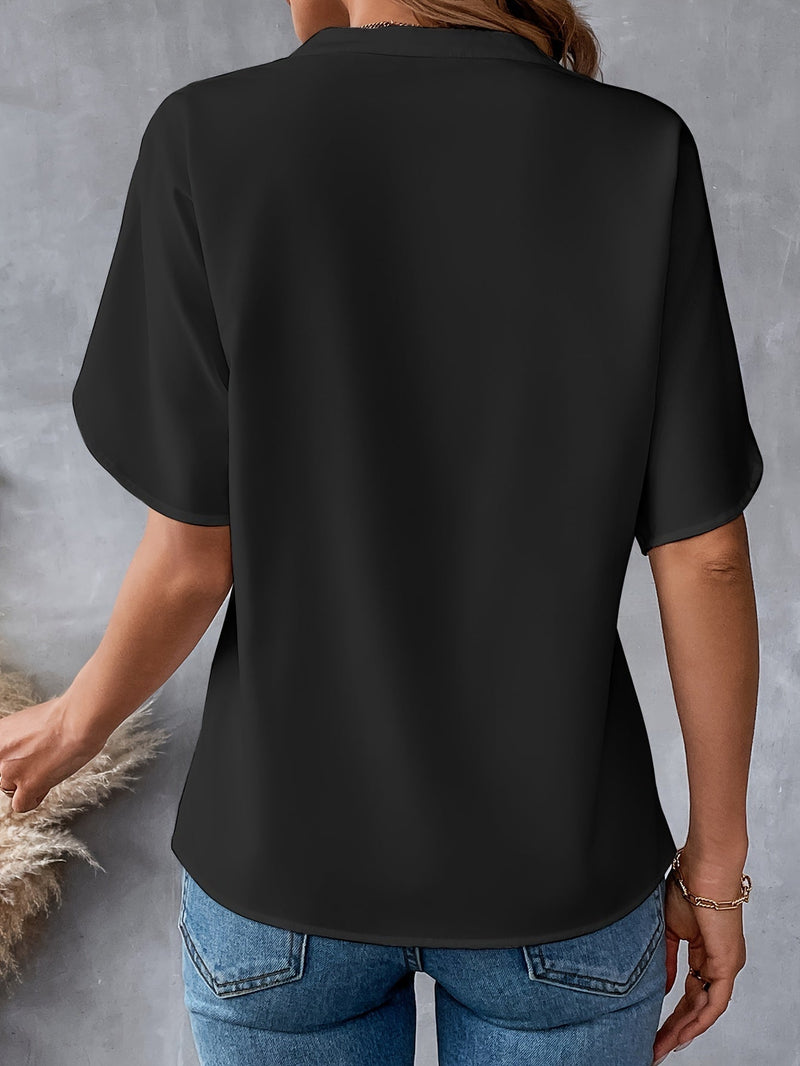 Lexa | Volně střižená halenka s výstřihem do V